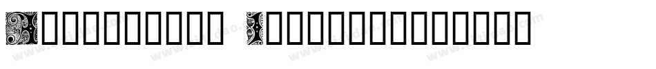 Augsburger Initials字体转换